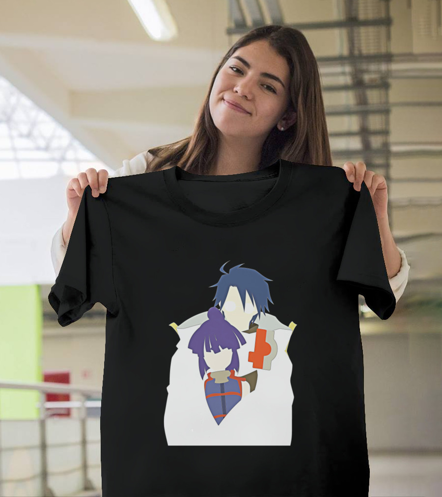 Log Horizon Characters Minimalist Silhouette Duo T-Shirt
