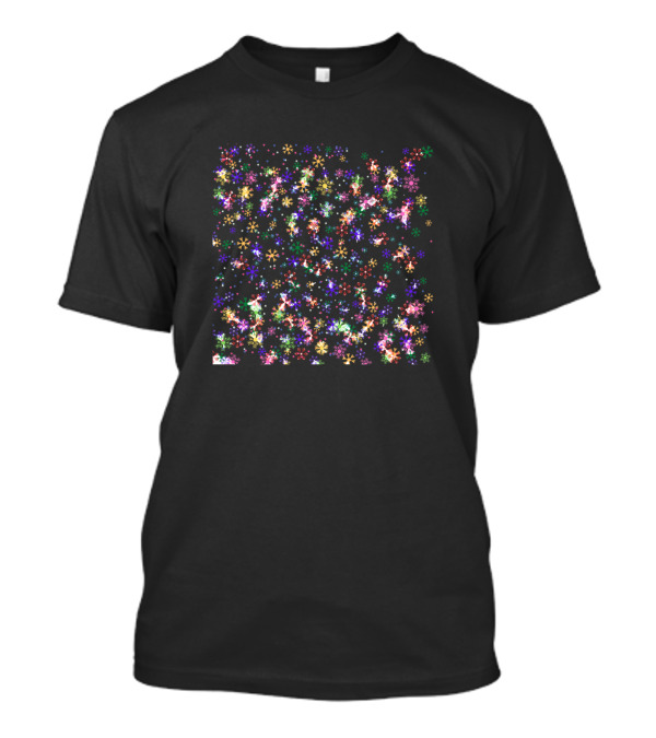 Snowfalakes Multicolored Snowflakes T-Shirt