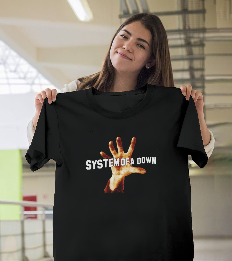 System Of A Down Five Finger Hand T-Shirt