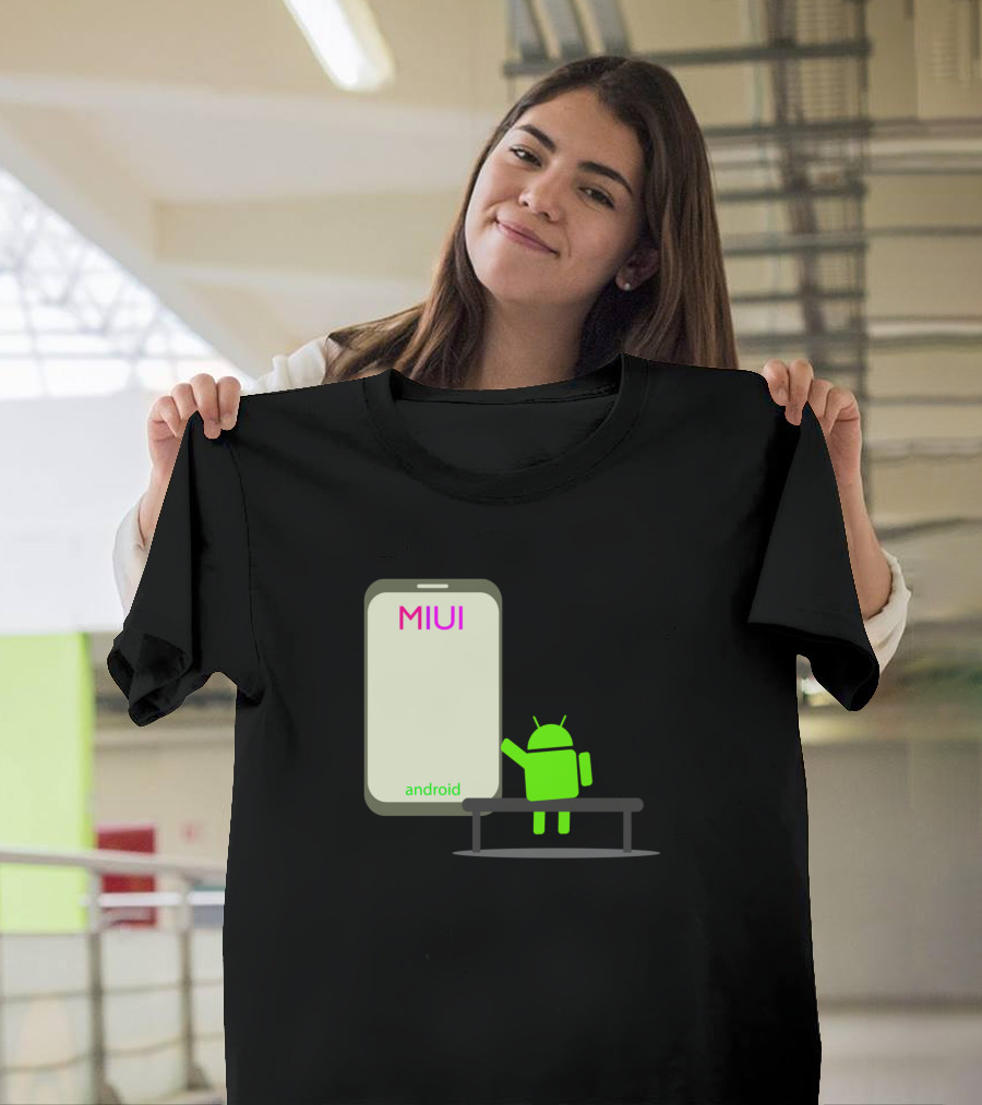 MIUI Android Smartphone Green Robot T-Shirt