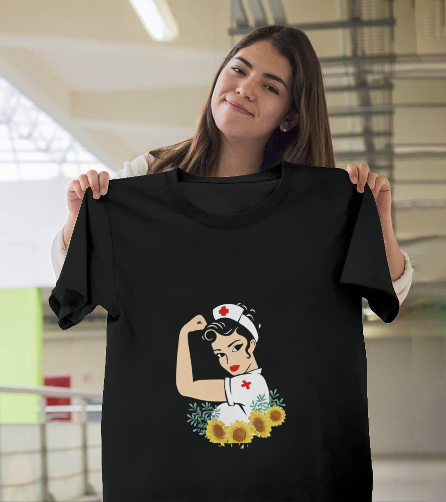 Nurses Not Fragile Like A Flower Fragile Like A Bomb T-Shirt