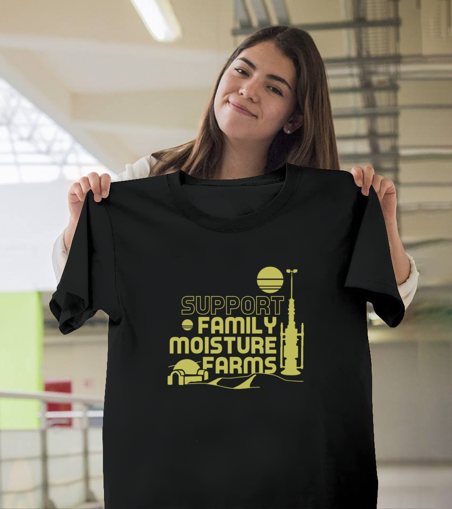 Support Family Moisture Farms Star Wars Tatooine Desert Scene T-Shirt
