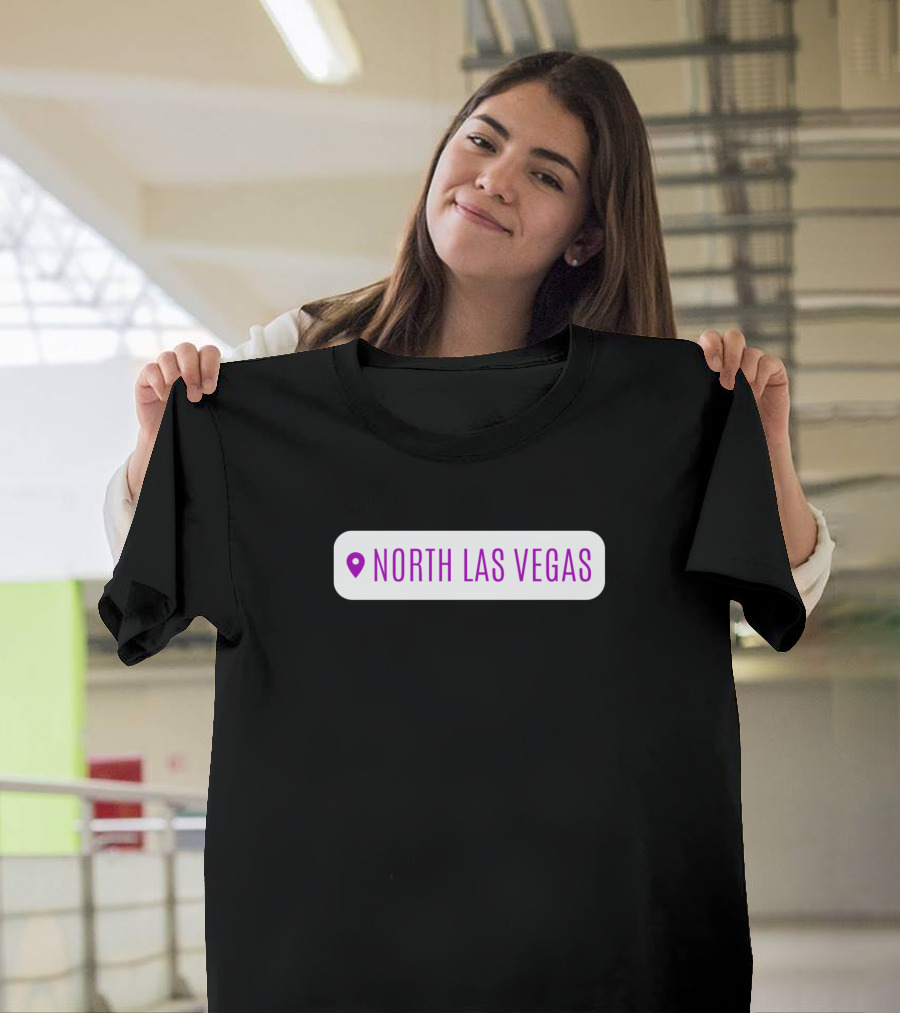 North Las Vegas City Instagram Location Birthday T-Shirt