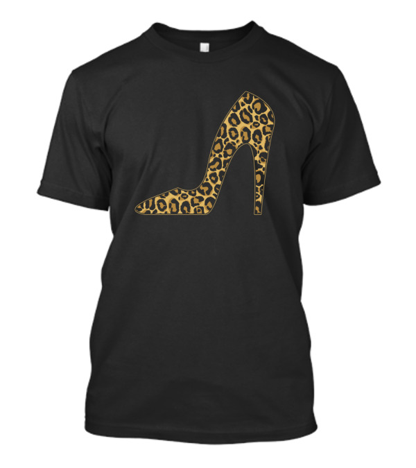 Leopard Print High Heels Leo T-Shirt