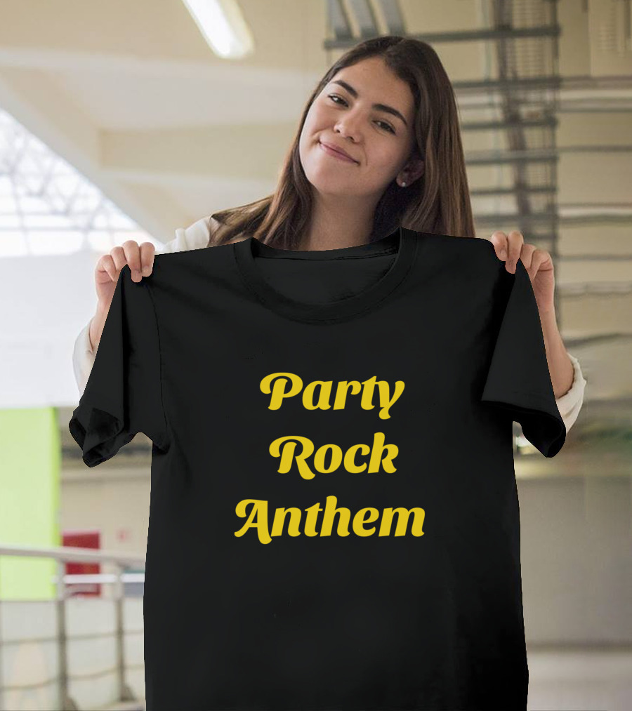Party Rock Anthem LMFAO Song Lyrics Retro T-Shirt