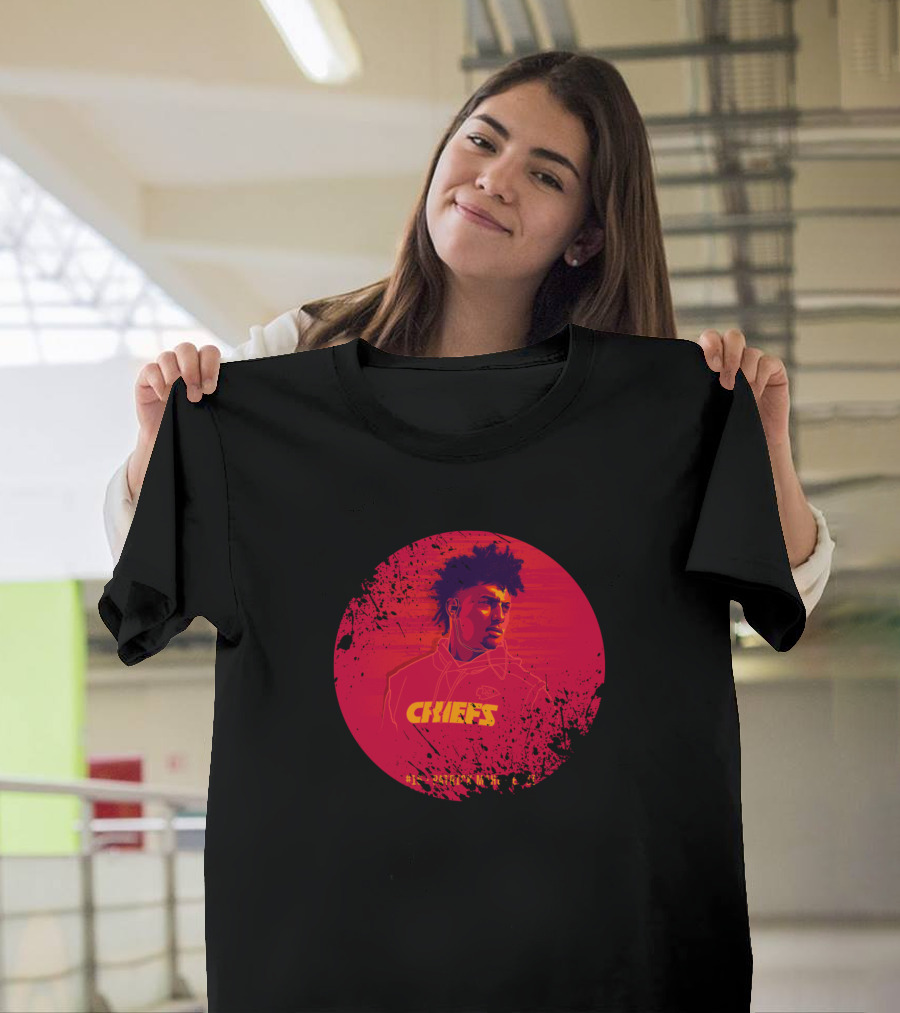 Chiefs Patrick Mahomes Red Circle T-Shirt