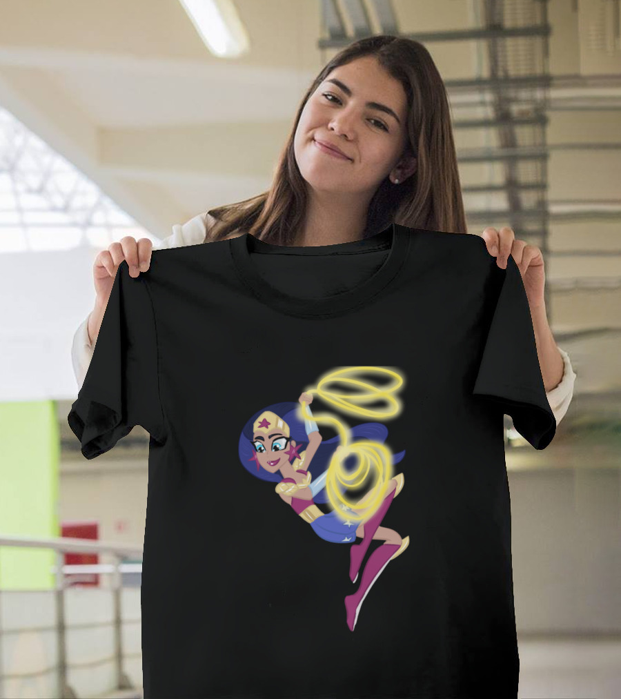 DC Super Hero Girls Wonder Woman Action Pose with Lasso T-Shirt