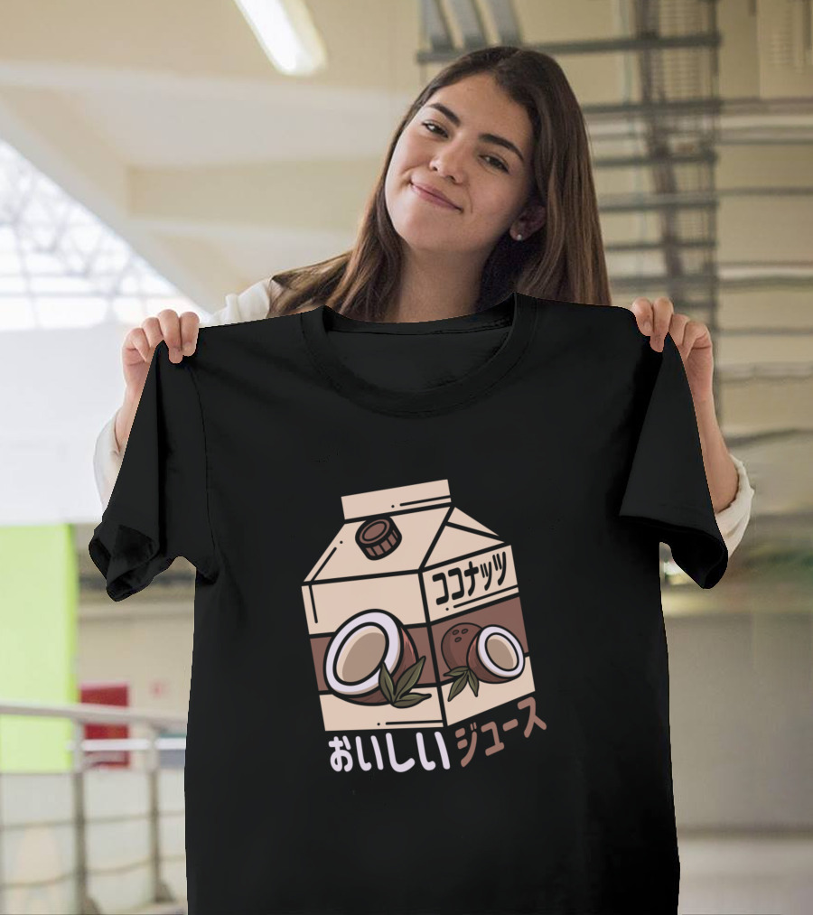 Coconut Milk Juice Japanese Aesthetic T-Shirt