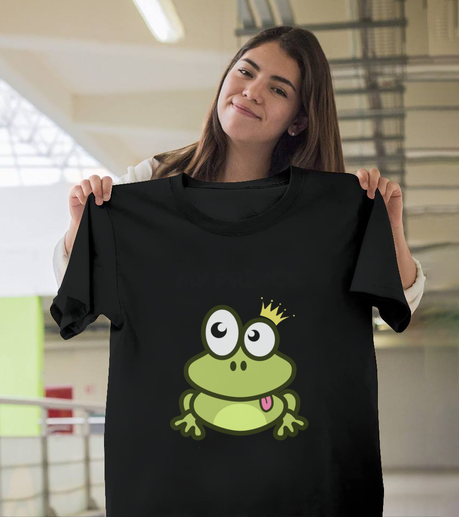 My Prince Is a Frog with Crown T-Shirt