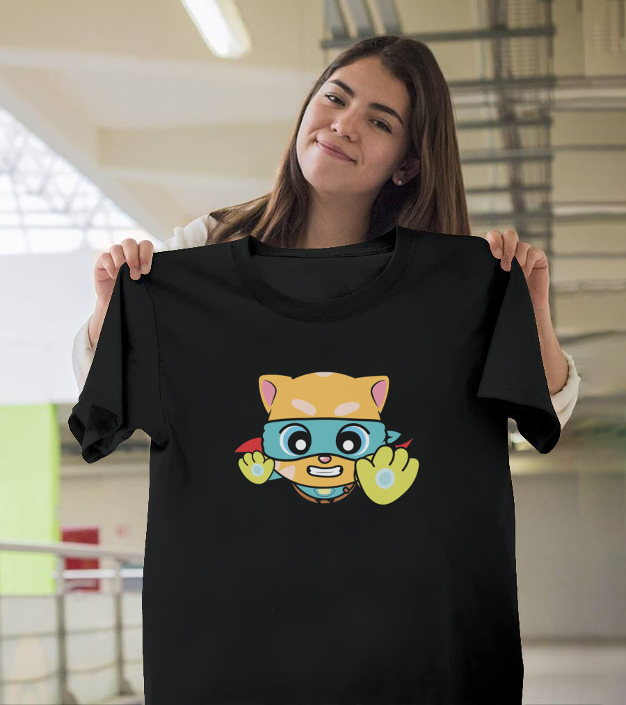 Talking Tom Heroes Ginger Superhero Adventure T-Shirt