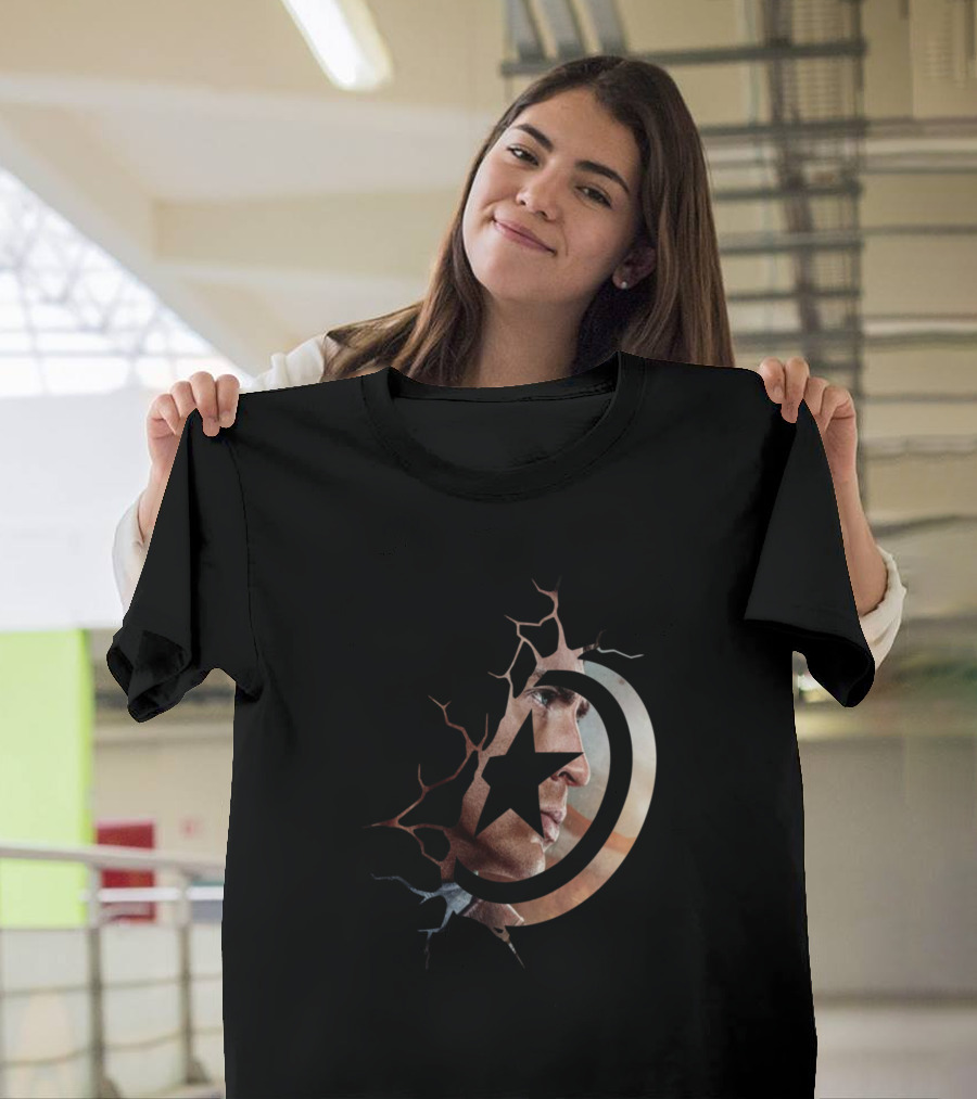 Captain America Shattered Shield T-Shirt