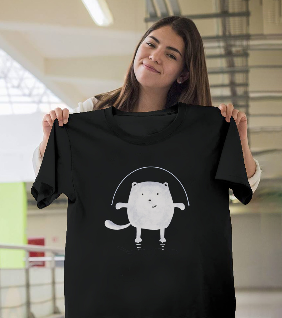 Christmas Tree Jumping Bear T-Shirt