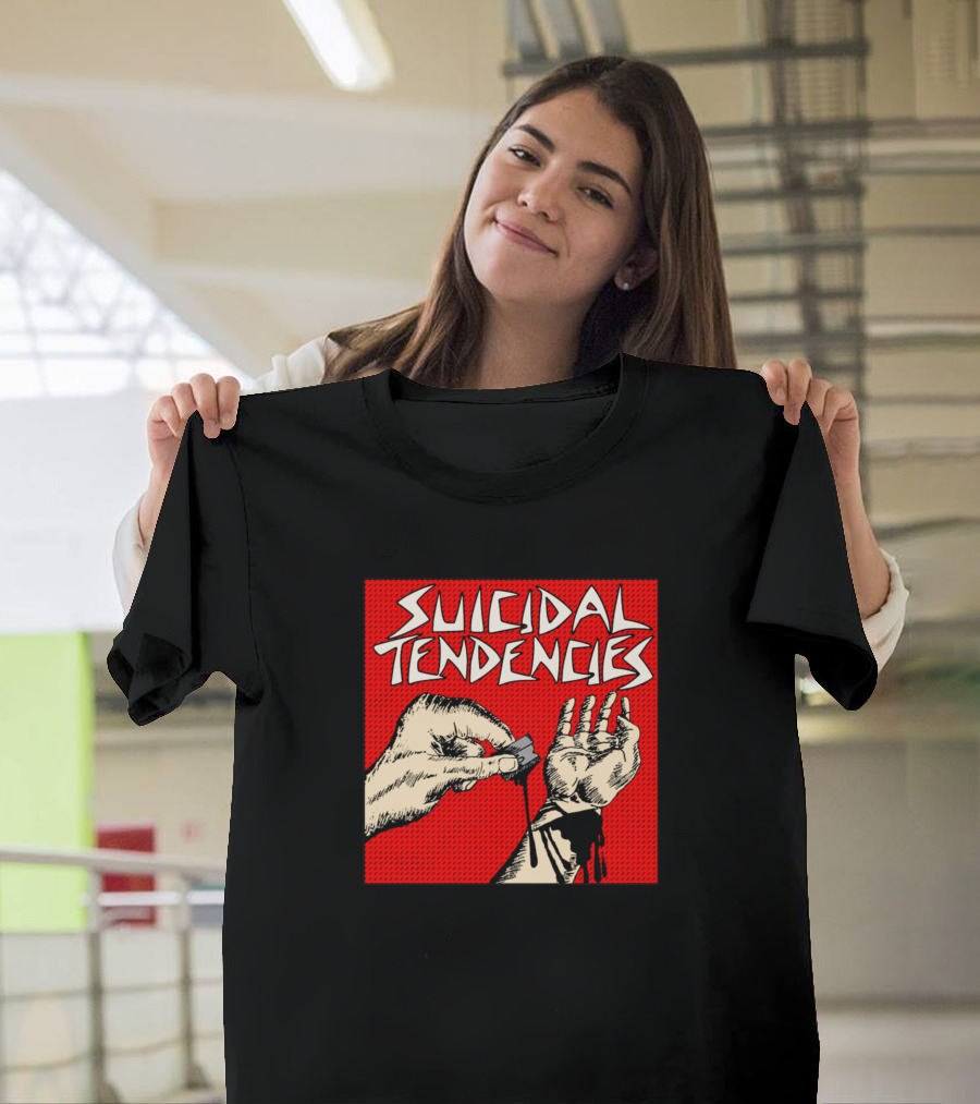 Suicidal Tendencies Rock Music Band Razorblade T-Shirt