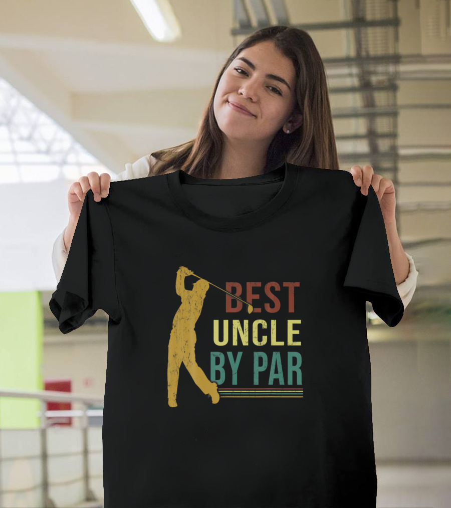 Best Uncle By Par Golf Swing T-Shirt