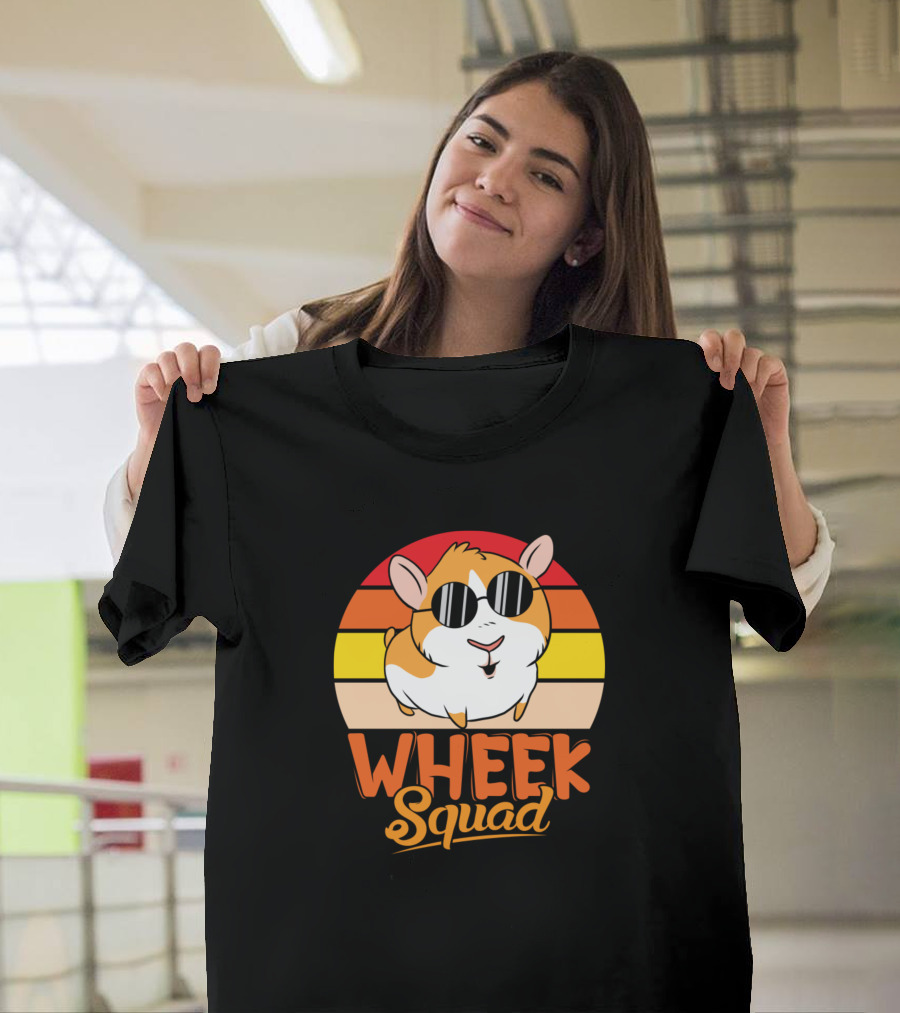 Wheek Squad Retro Hamster Sunglasses T-Shirt