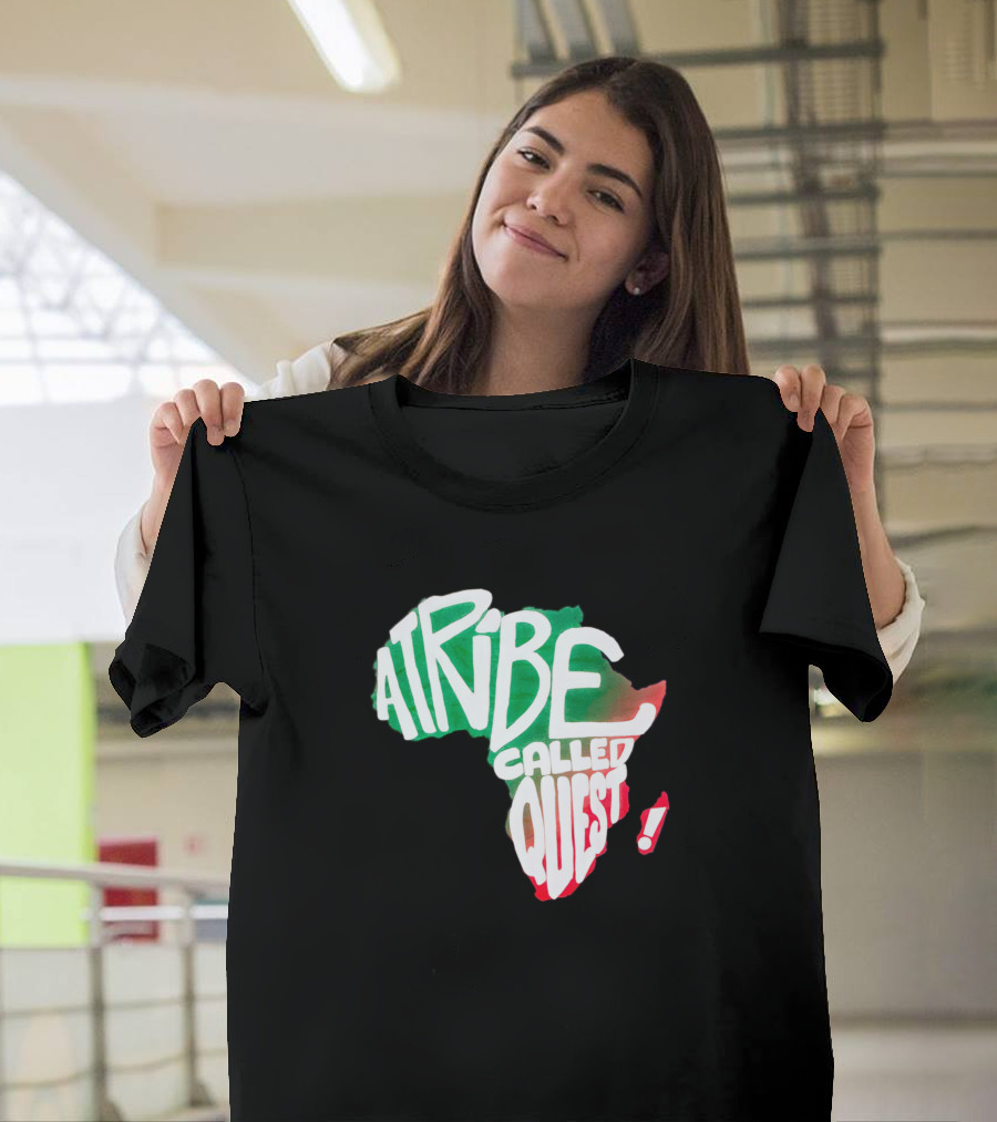 A Tribe Called Quest Africa Map Red Green T-Shirt
