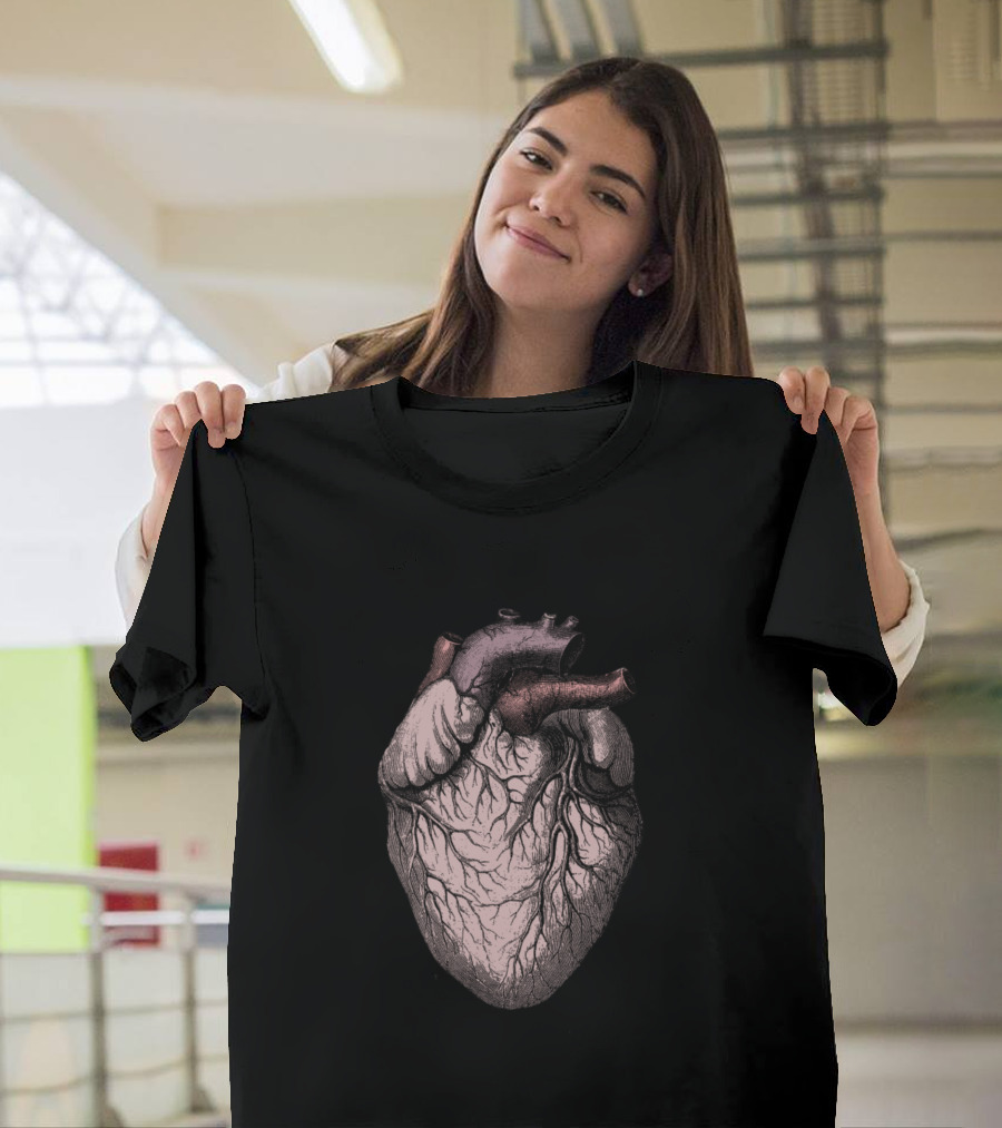 Anatomical Heart Vintage T-Shirt