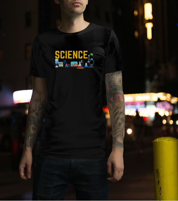 Science Chemistry Lab Equipment Explore Funny Science Love T-Shirt