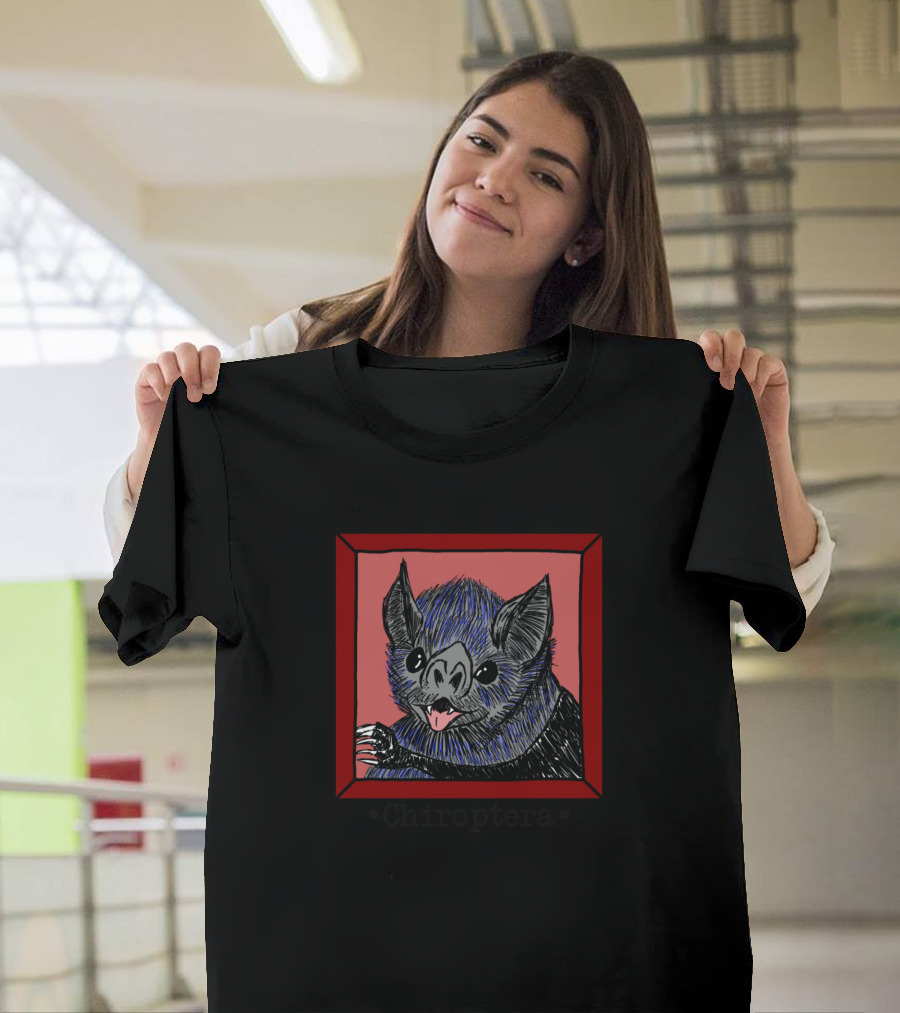 Chiroptera Bat Framed T-Shirt
