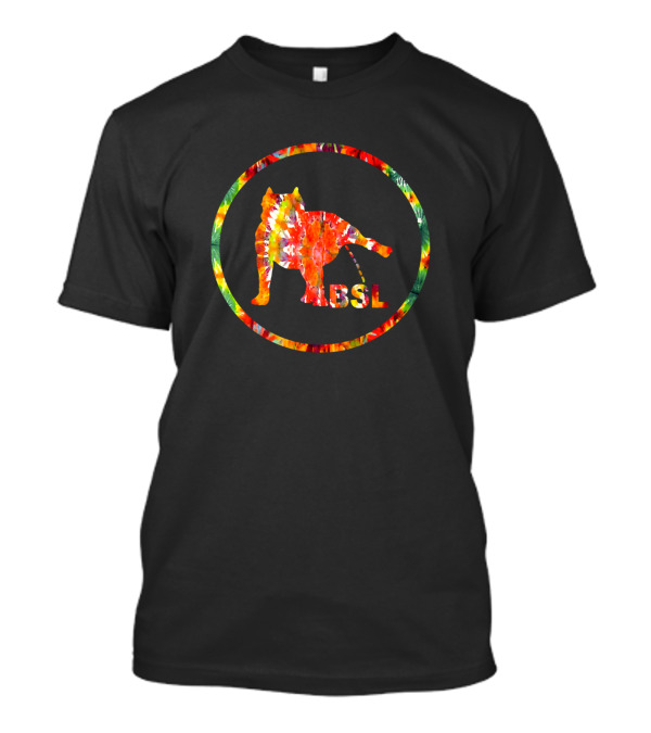 Dogs No BSL Colorful Silhouette Circle T-Shirt