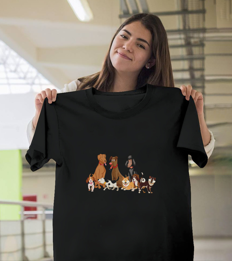 It Was Me I Let The Dogs Out Puppy Dogs Group T-Shirt