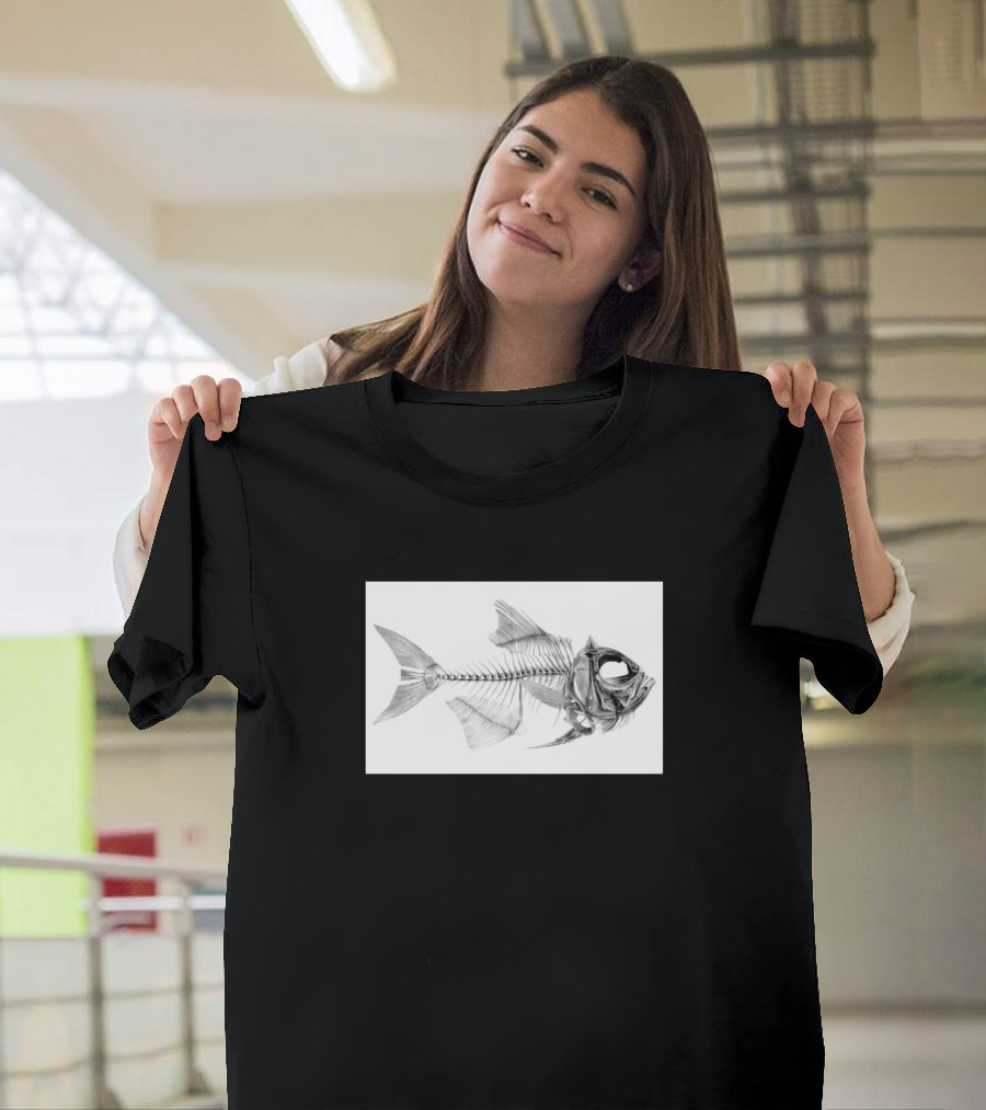Squelette Poisson Skeletal T-Shirt
