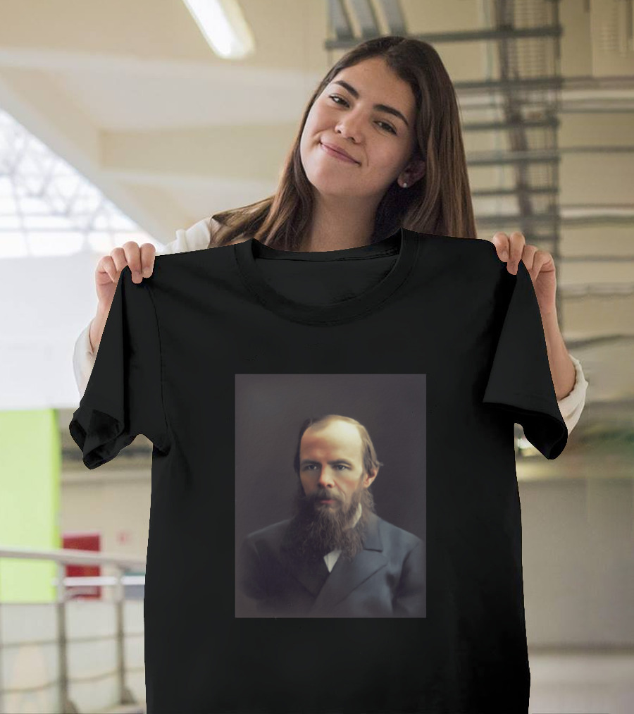 Fyodor Dostoevsky Music Legend Iconic Cultural Fusion T-Shirt
