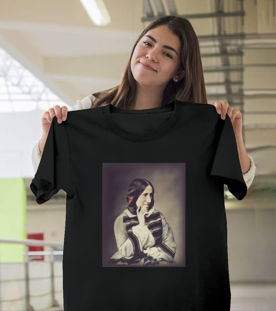 George Eliot Classic Author Portrait Literary Legend T-Shirt