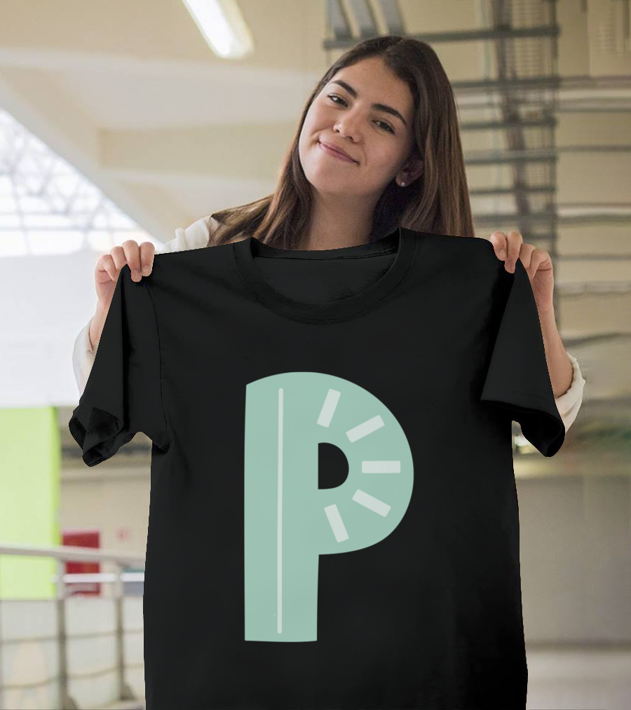 Letter P Forest Alphabet T-Shirt