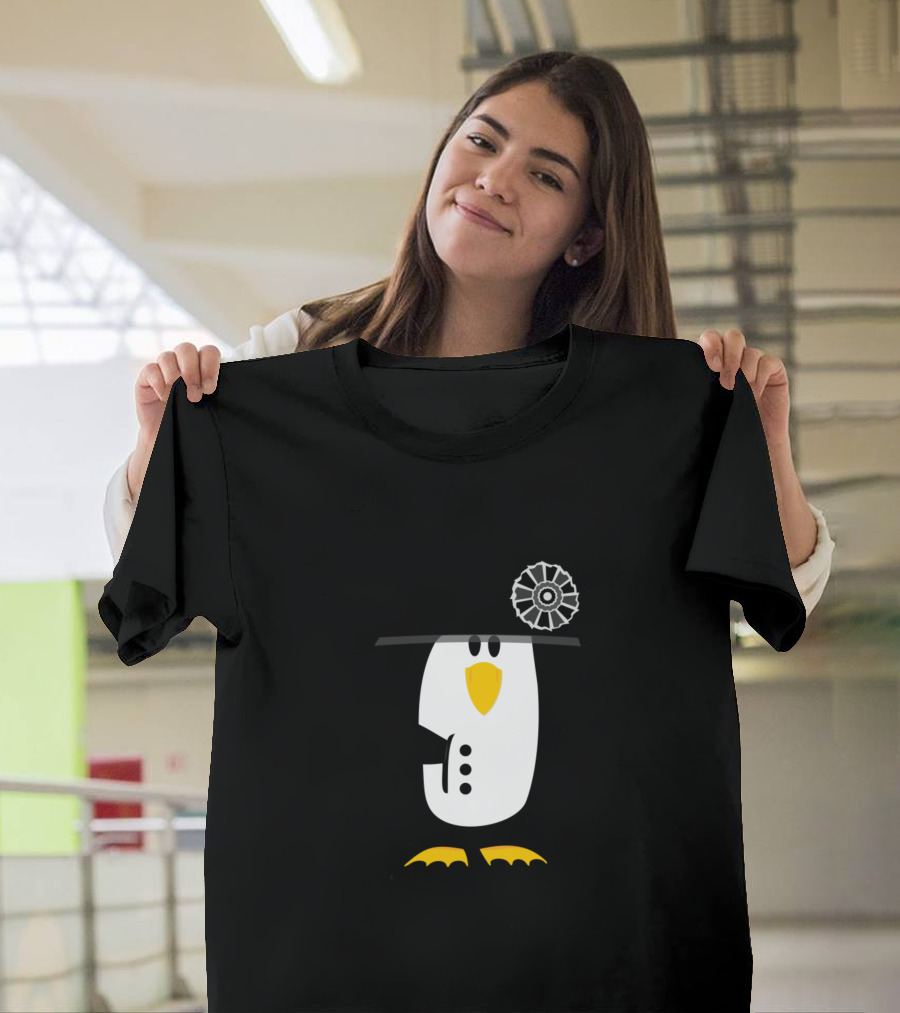 Penguin Marshall Bonaparte Vts2 Napoleon Style Hat Classic Black and White Image T-Shirt