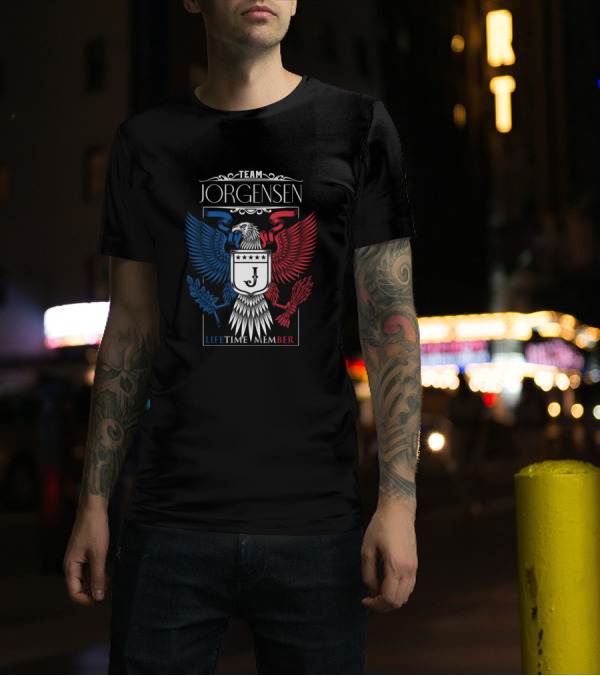 Team Jorgensen Lifetime Member Eagle Crest T-Shirt