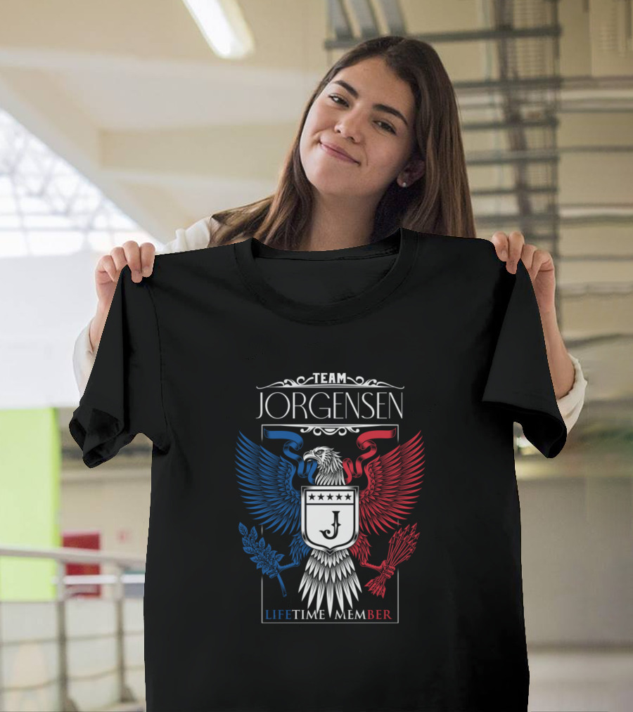 Team Jorgensen Lifetime Member Eagle Crest T-Shirt
