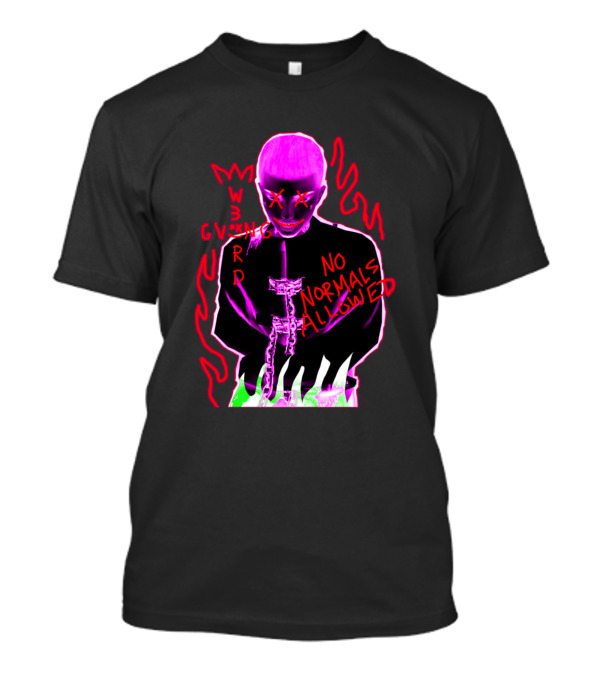Kvli3n No Normals Allowed Weird Giving T-Shirt
