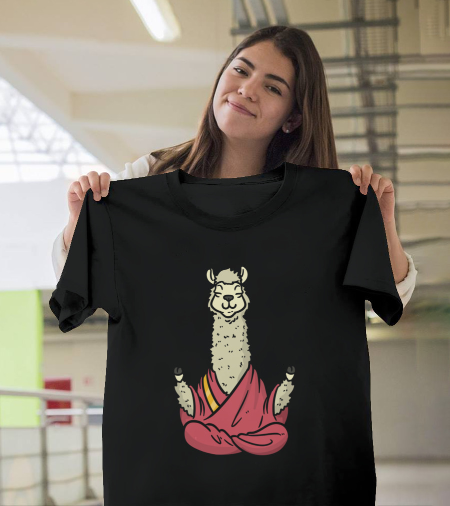 Lama Meditation Dalai Peaceful Zen T-Shirt