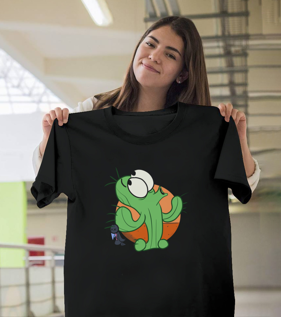 Nobody Suspects The Cactus Singing With A Dead Bird T-Shirt