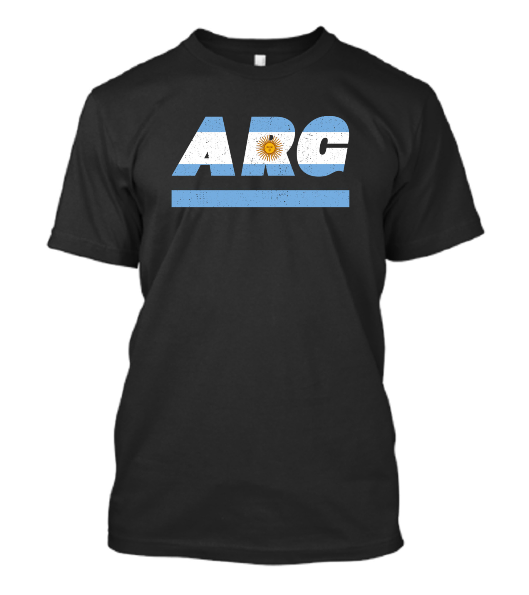 ARG Argentina Argentinian Flag Iso Code 3166 T-Shirt