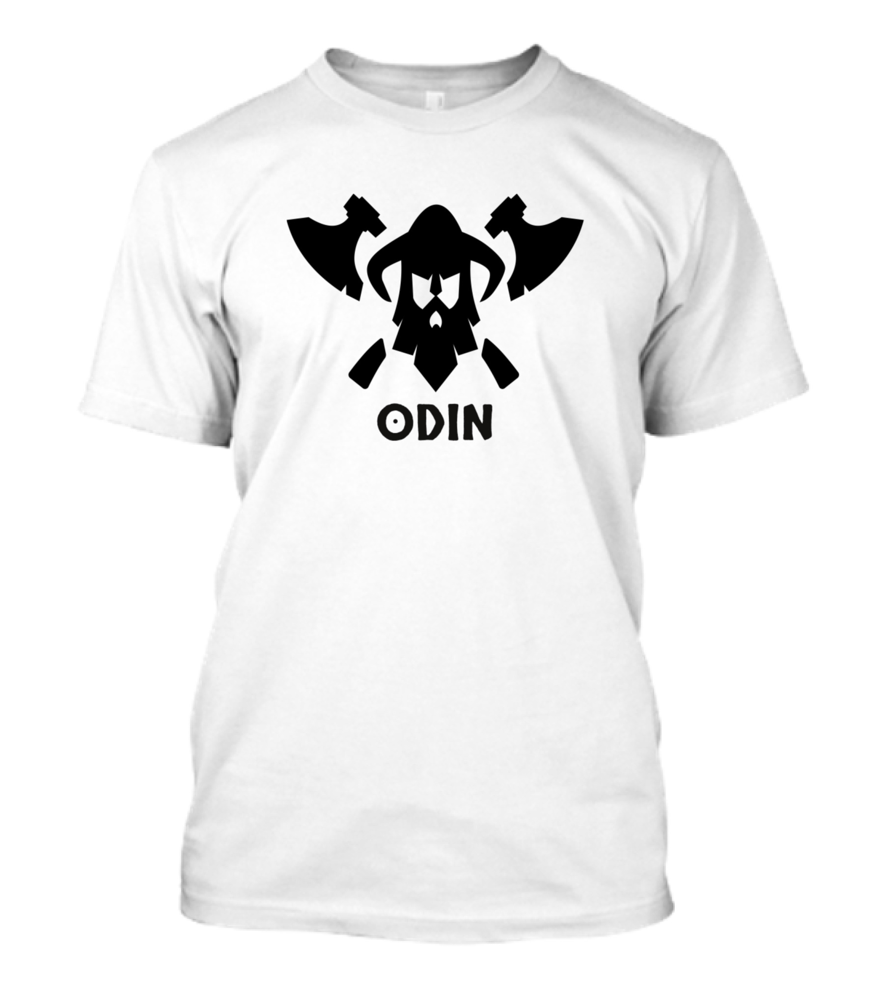 Odin Viking God Norse Icon Axe T-Shirt