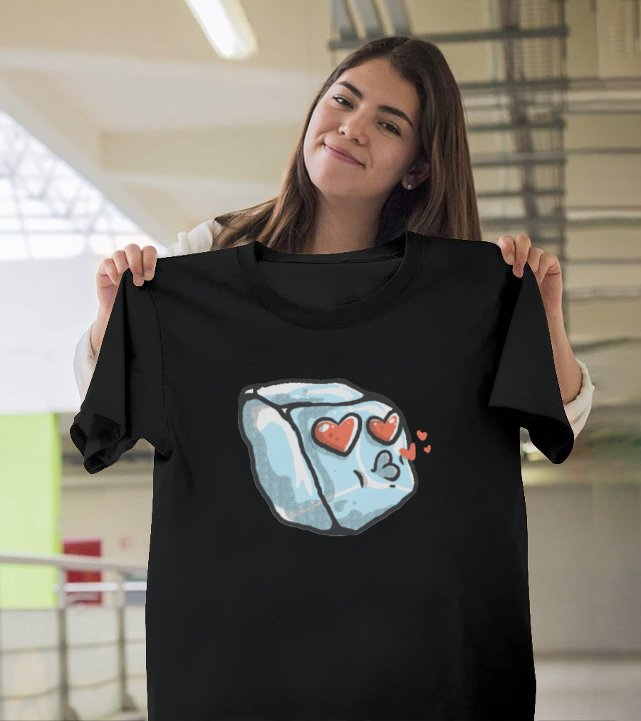 Loving Ice Cube Hearts and Smiles T-Shirt