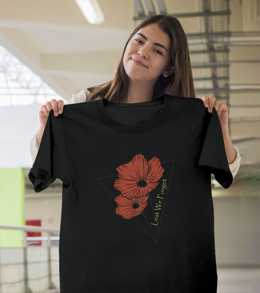 Royal British Legion Poppy Lest We Forget T-Shirt