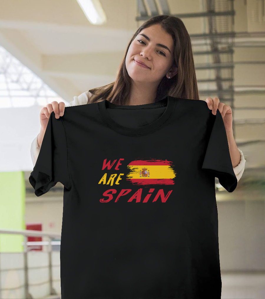 We Are Spain Spanish Flag Emblem T-Shirt