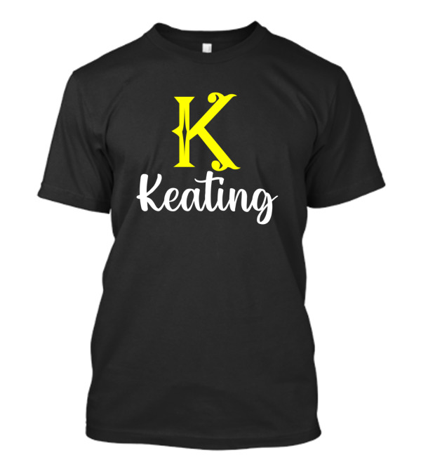Keating Surname Initial Letter K T-Shirt