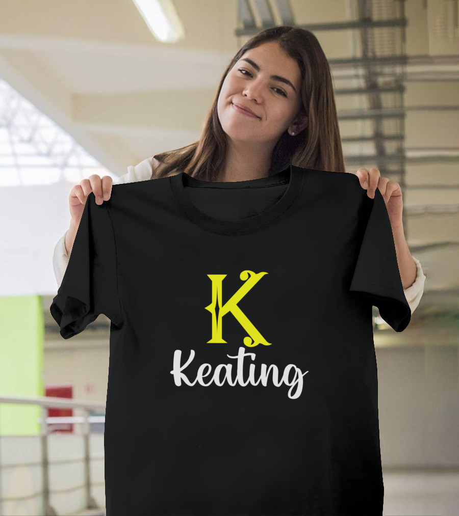 Keating Surname Initial Letter K T-Shirt