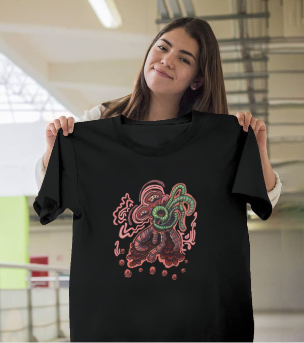 Reverberation Psychedelic Abstract Creature T-Shirt