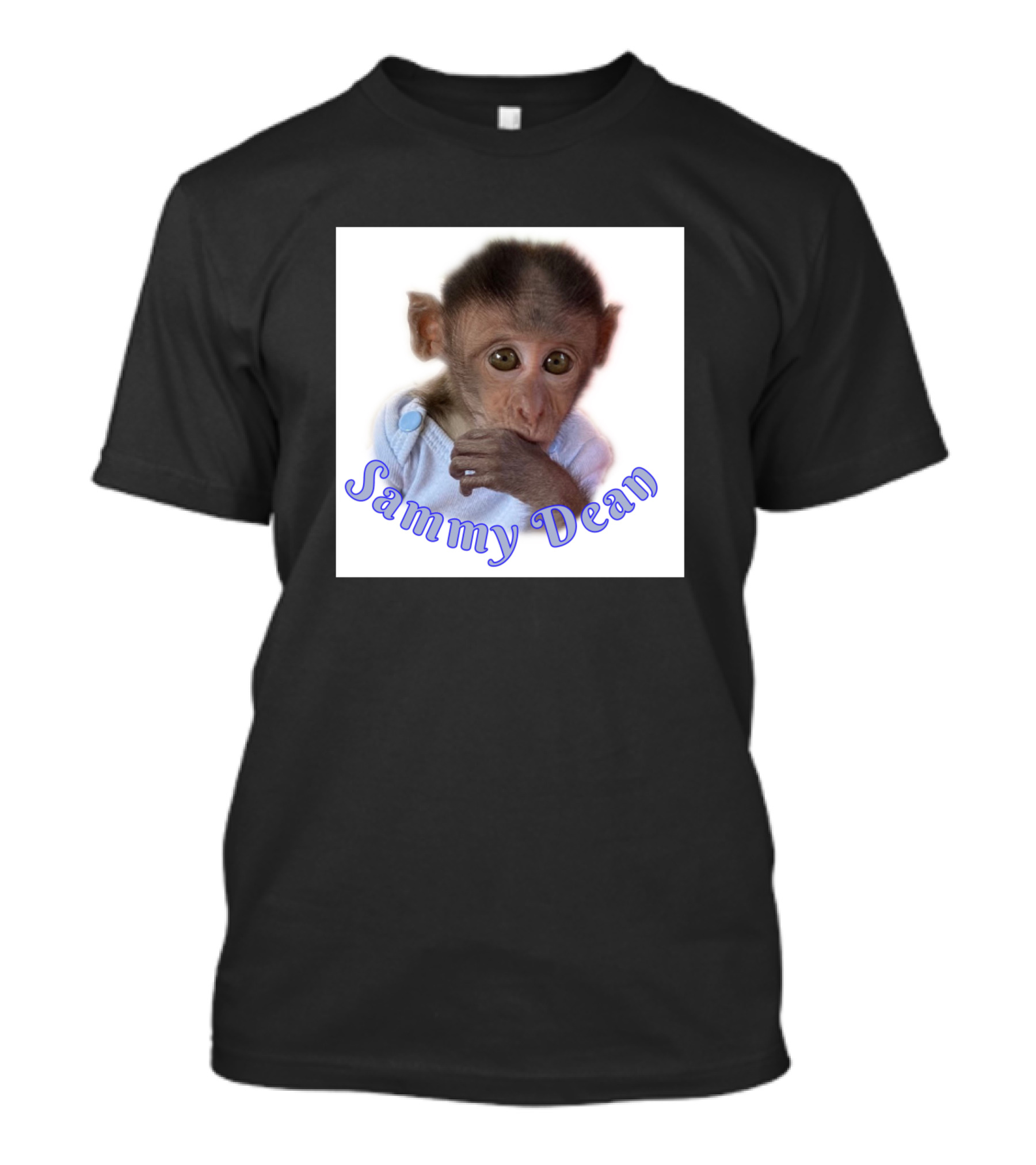 Sammy Dean Baby Monkey Charm With Adorable Expression T-Shirt