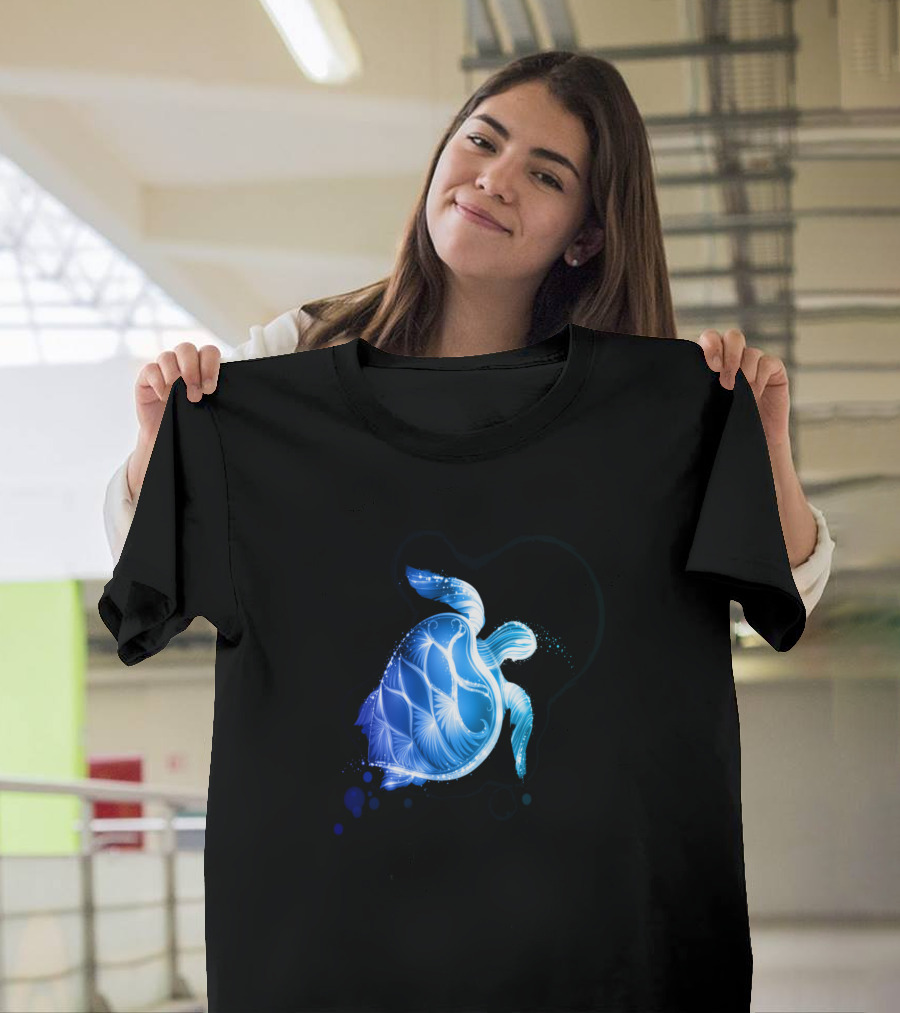 The Beauty of the Ocean Blue Sea Turtle T-Shirt