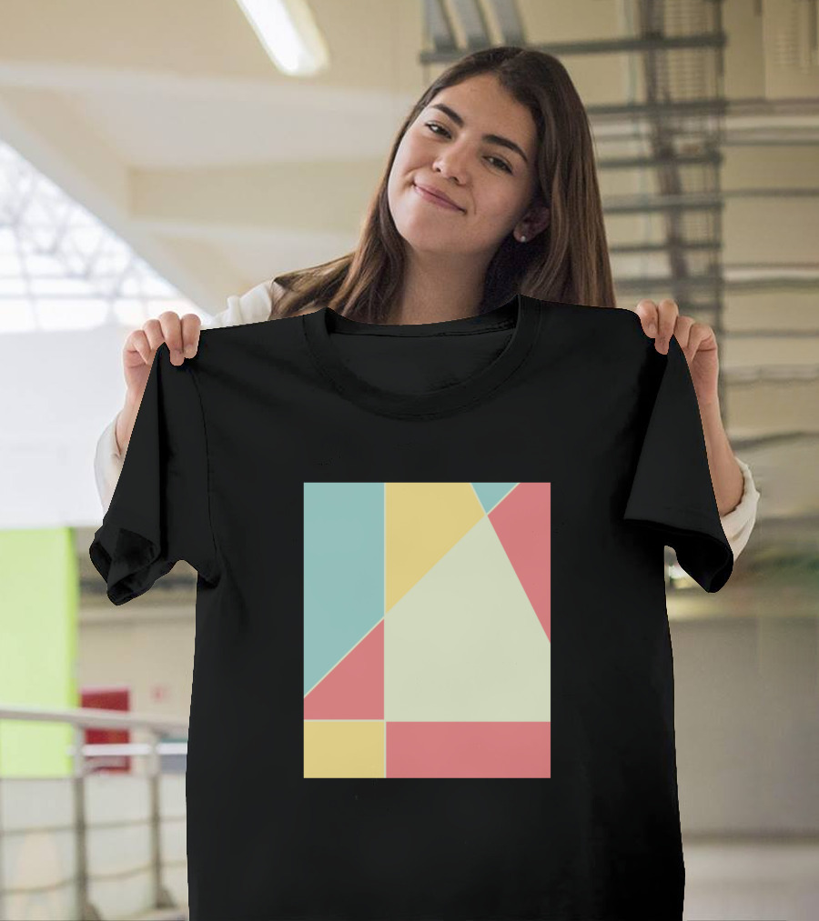 Color Boom Geometric Pattern Order T-Shirt
