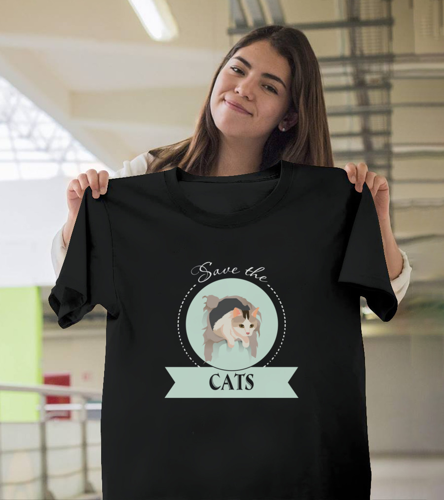 Save The Cats Calico Rescue Appeal T-Shirt