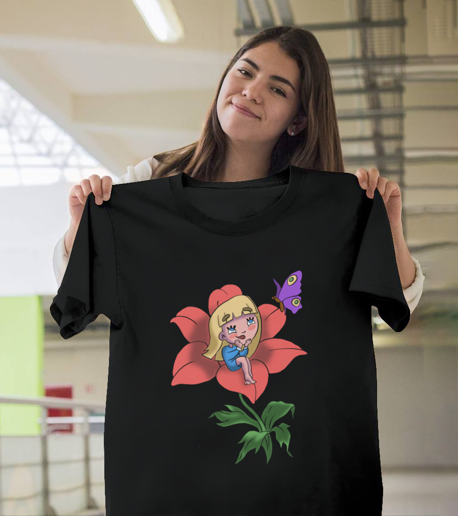 Little Thumbelina Blossom and Butterfly Magic T-Shirt