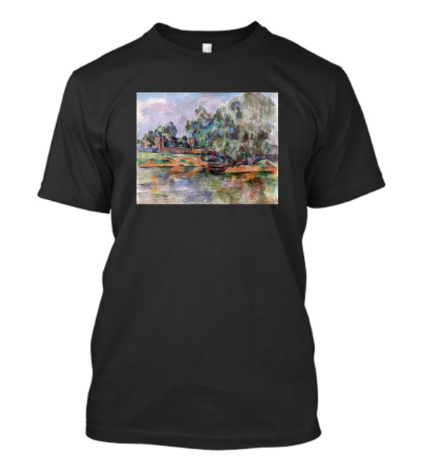 Paul C Zanne Banks Of The Seine At Medan T-Shirt