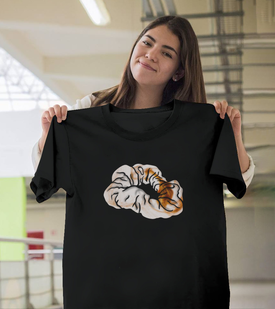 Scrunchies Coffee Fun Brown White Accessory T-Shirt